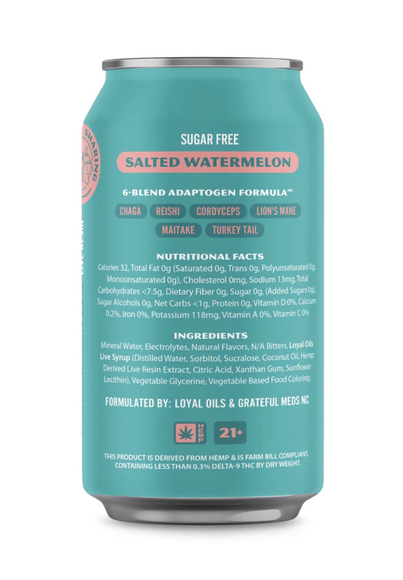 RoDog | Live Resin Delta 9 THC + Adaptogens | 10mg / Salted Watermelon